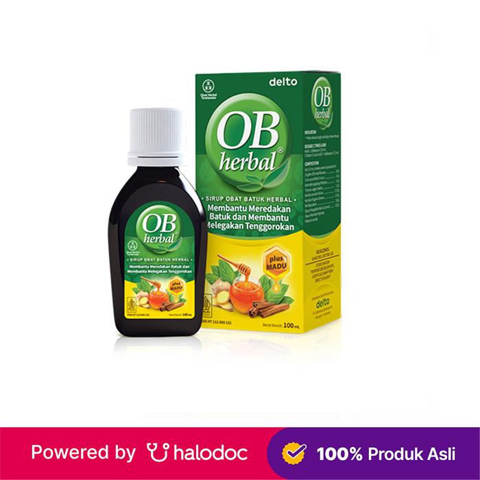 OB Herbal 100 ml - Obat Batuk & Flu - Halodoc