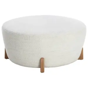 Puff Stool / Bench - V02 - Cyan Ottoman Kayu Jati/Mahoni | TJ Furniture Jepara 1