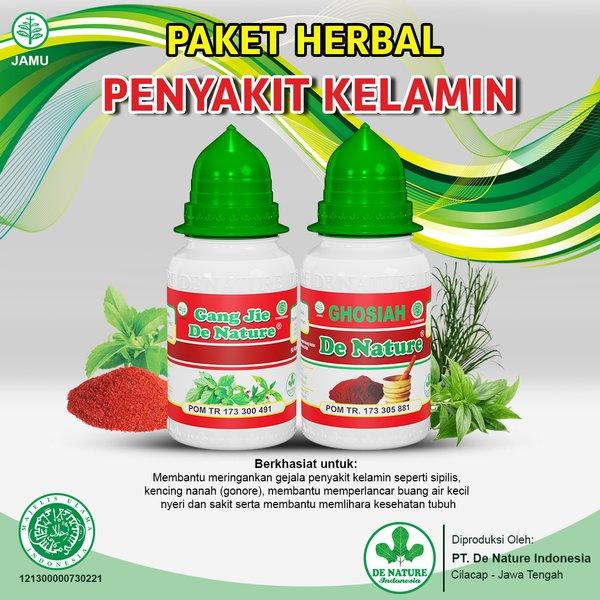 Obat Klamidia Klamidya Sipilis Sifilis Kencing Nanah Raja SInga Go-Gonore ISK Infeksi Saluran Kemih Kencing Sakit Herbal De Nature