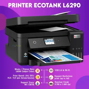 Epsn L6290 WiFi Duplex All In One Ink Tank Printer With ADF | Printer L4260 L6260 L5290