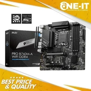Motherboard MSI PRO B760M-A WIFI DDR4 INTEL B760 LGA 1700