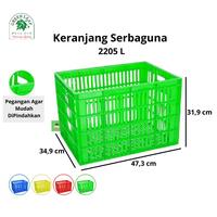 Gambar Green Leaf Container Keranjang Industri Serbaguna 2205 L dari Aneka Houseware Kota Administrasi Jakarta Utara 4 Tokopedia