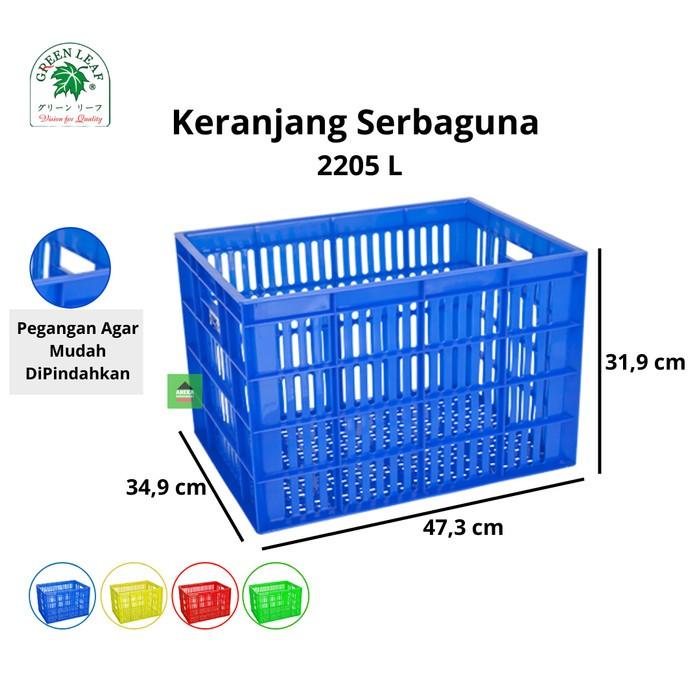 Gambar Green Leaf Container Keranjang Industri Serbaguna 2205 L dari Aneka Houseware Kota Administrasi Jakarta Utara Tokopedia