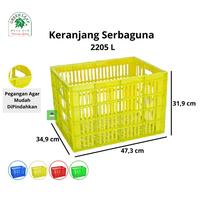 Gambar Green Leaf Container Keranjang Industri Serbaguna 2205 L dari Aneka Houseware Kota Administrasi Jakarta Utara 2 Tokopedia