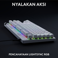 Gambar LOGITECH G PRO X TKL RAPID GAMING KEYBOARD WIRED USB-C RGB - Black dari GGSTORESBY Kota Surabaya 4 Tokopedia