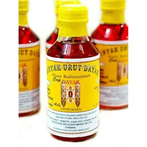 minyak urut obat gosok Dayak asli kalimantan u rematik pegal keseleo - B kaca sedang