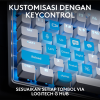 Gambar LOGITECH G PRO X TKL RAPID GAMING KEYBOARD WIRED USB-C RGB - Black dari GGSTORESBY Kota Surabaya 5 Tokopedia