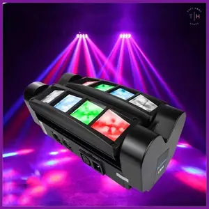 Lampu Sorot LED Spider Spotlight RGBW Moving Head DMX512 40W