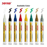 Gambar Spidol Silver Round Tip Paint Joyko PTM-44 [Permanen/1 pcs] dari Aksesoren Kab. Indramayu 3 Tokopedia