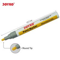 Gambar Spidol Silver Round Tip Paint Joyko PTM-44 [Permanen/1 pcs] dari Aksesoren Kab. Indramayu 2 Tokopedia