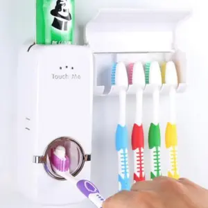 touch Me New Toothpaste Dispenser & Brush Set Dispenser pasta gigi