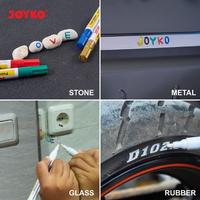 Gambar Spidol Silver Round Tip Paint Joyko PTM-44 [Permanen/1 pcs] dari Aksesoren Kab. Indramayu 4 Tokopedia