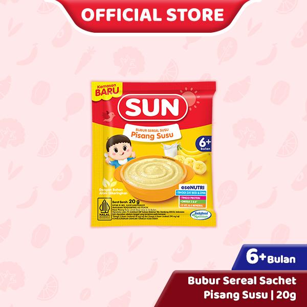 SUN BUBUR SEREAL SUSU PISANG SACHET 20 GR X 1 PCS 0