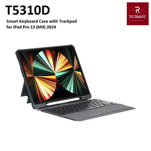 ROCKWARE T5310D-3 - Smart Keyboard Case with Trackpad for iPad Pro 13 (M4) 2024