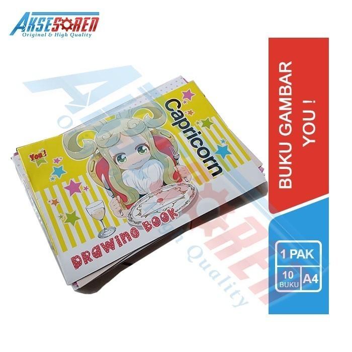 Gambar Aksesoren Buku Gambar A4 You [1 Pack/10 Buku] Drawing Book Mewarnai dari Aksesoren Kab. Indramayu Tokopedia
