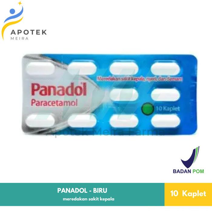 panadol biru 10 tablet - obat sakit kepala