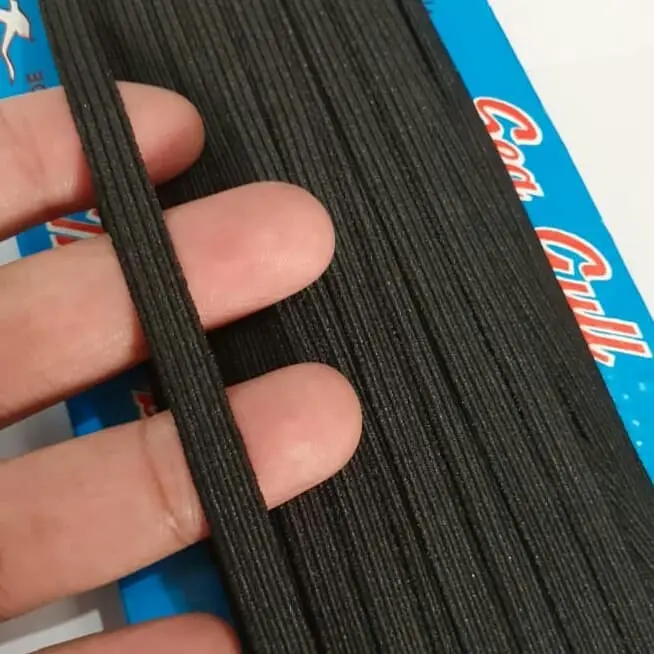 Alat Jahit Karet Elastis Black 0
