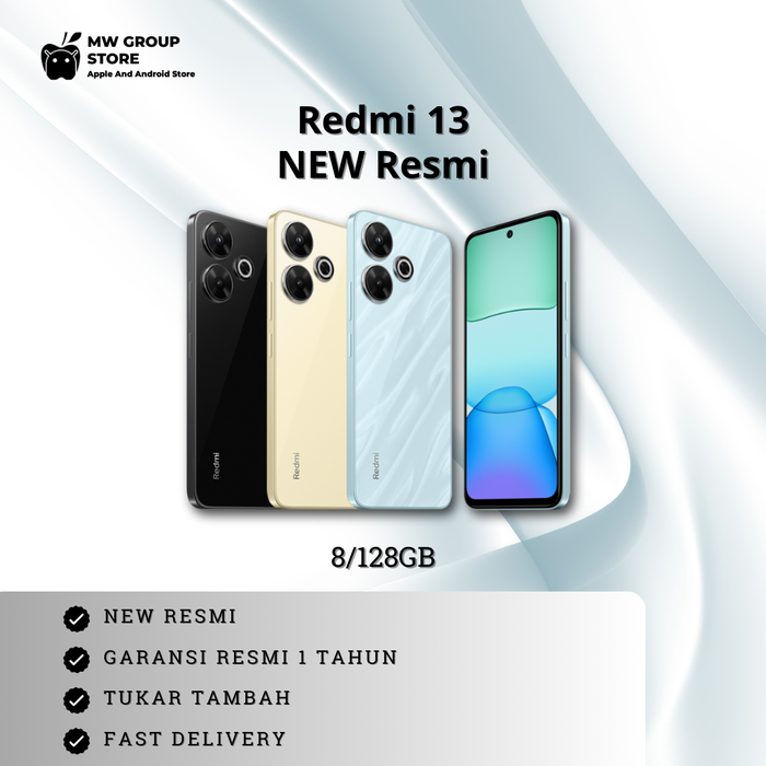 Gambar NEW  Xiaomi Redmi 13 Garansi Resmi - 8/128GB, Ocean Blue dari Move And Win Kab. Banyumas Tokopedia