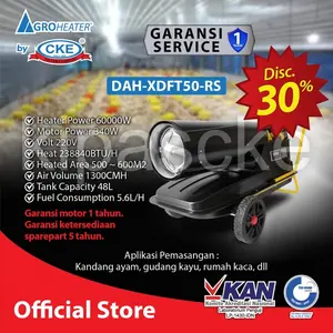 Heater Solar AGROHEATER 50 KW Pemanas Kandang Ayam Diesel Heater