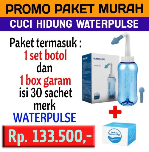 Alat Pembersih Hidung Nasal Rinse Wash Neti Pot Waterpulse -
