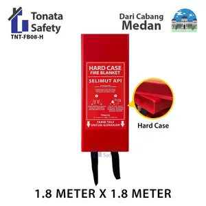 Fire Blanket / Selimut Api Tonata 1,8 x 1,8 m / Hard Case