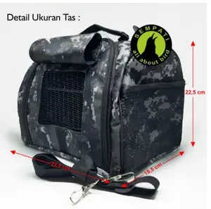 Petshop Gombong - Travel Pouch Sugar Glider Tas Travel Cage Mini Bawa Sangkar Burung