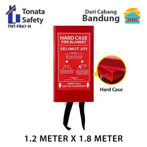Fire Blanket / Selimut Api Tonata 1,2 x 1,8 m / Hard Case