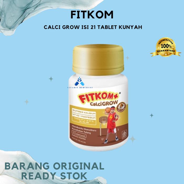 FITKOM CALCI GROW ISI 21 TABLET KUNYAH - Shop | Tokopedia