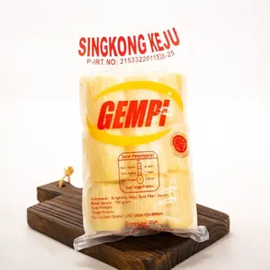 Gempi Singkong Keju Merk Gempi Frozen Siap Goreng Kukus Enak Renyah Tahan 3 Bulan Freezer Ready Stok