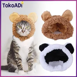 Bear Panda Pet Cat Dog Hat topi beruang anjing kucing tiktok Instagram viral / Topi Kucing Anjing
