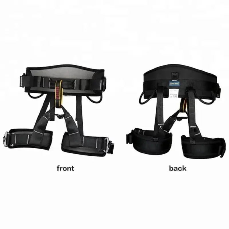 Seat harness xinda half body harness caving climbing rescue survival webing safety belt 2