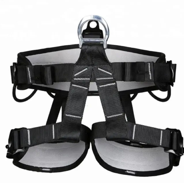 Seat harness xinda half body harness caving climbing rescue survival webing safety belt 0