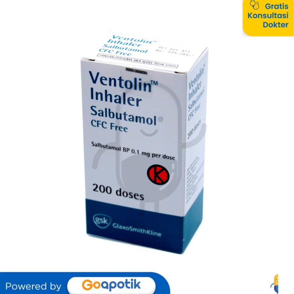 VENTOLIN INHALER 200 DOSIS
