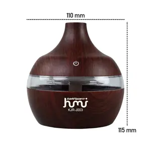 Humidifier Aromaterapi 300ml Ultrasonic Diffuser Aroma Oil TaffHUMI - Light Wood Kabel Meja Air