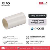 Gambar RIIFO Coupling Fitting Conduit 20mm F20-S20x20 [PVC Conduit] dari RIIFO Indonesia Kota Tangerang 1 Tokopedia