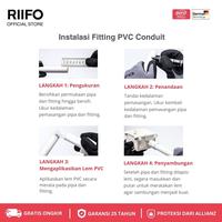 Gambar RIIFO Coupling Fitting Conduit 20mm F20-S20x20 [PVC Conduit] dari RIIFO Indonesia Kota Tangerang 4 Tokopedia