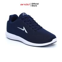 Gambar Ando Official Sepatu Sneakers Berto Pria Dewasa - Biru Tua - 39 dari Ando Official Store Kota Bekasi 2 Tokopedia