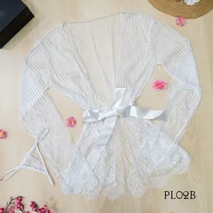 Baju Tidur Kimono Seksi Sleep Wear Sexy Lingerie Premium Lace PL02B