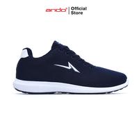 Gambar Ando Official Sepatu Sneakers Berto Pria Dewasa - Biru Tua - 39 dari Ando Official Store Kota Bekasi 1 Tokopedia