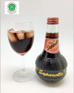 Indo Saparella Sarsaparilla Minuman Limun Jadul  Soda Soft Drink Botol Water