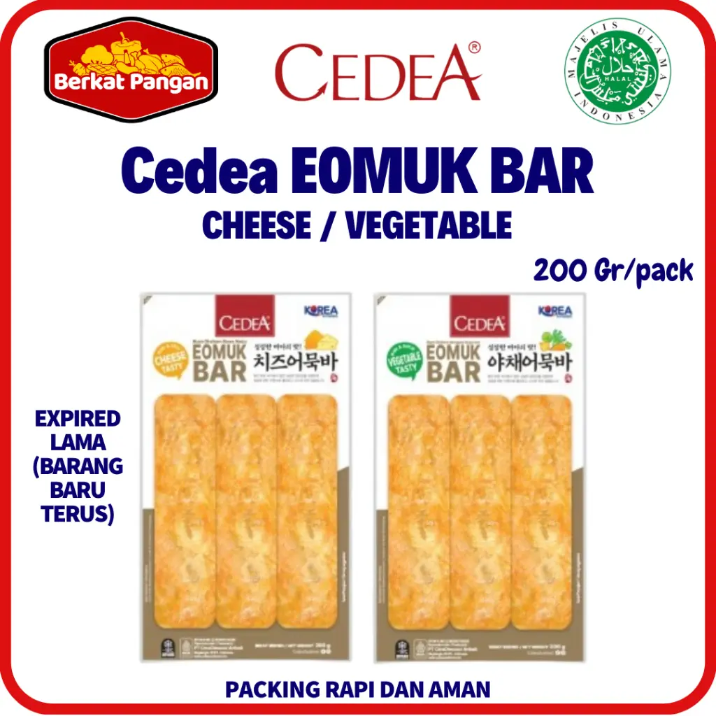 Cedea Eomuk Bar Cheese / Eomuk Bar Vegetable 200gr