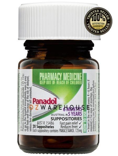Panadol Children 6 Months-5 Years Fever & Pain Relief Suppositories 12
