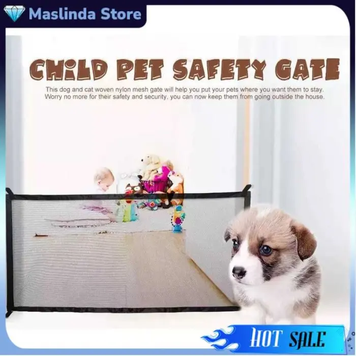 Pagar Jaring Penghalang Hewan Pet Puppy Kucing Anjing Portable