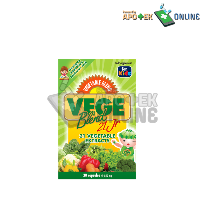 Gambar VEGEBLEND 21JR 1 BOTOL 30 CAPSUL dari Apotek Ganevo Antapani Kota Bandung Tokopedia
