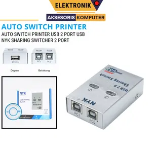 Auto Switch Printer 2Port - USB Sharing Switch