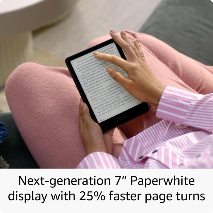 All-new Amazon Kindle Paperwhite Signature Edition (32 GB) – Our fastest Kindle with auto-adjusting front light, wireless charging, and weeks of battery