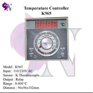 K965 Module Modul Digital Oven Deck Temperature Temperatur Suhu Controller Control Kontroller Kontroler Pengontrol Kontrol Thermo Termo Thermostat Termostat 220V AC 220VAC Mesin Bakery Baking Pemanggang Panggangan Roti Loyang