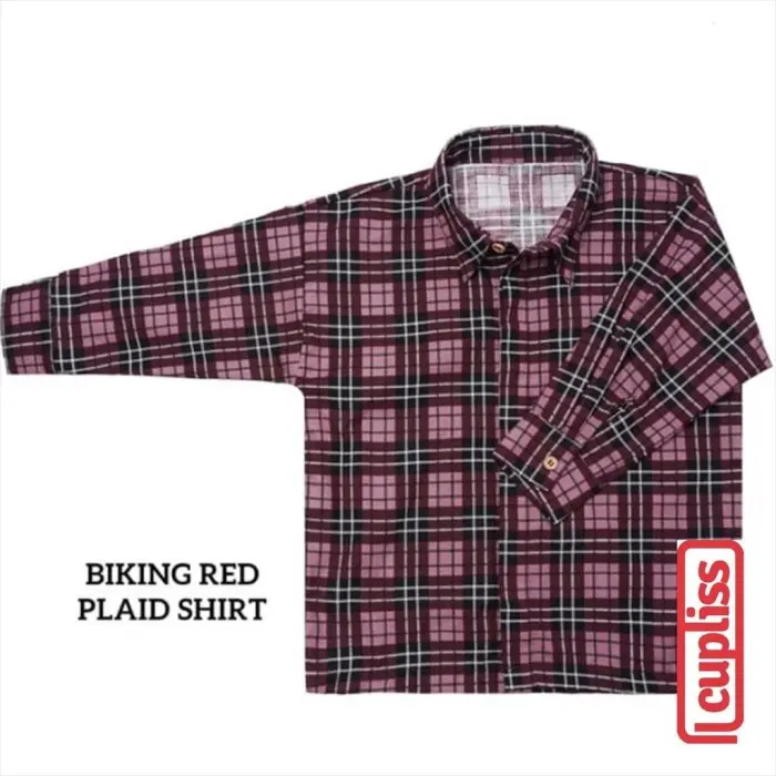 Gambar Little Palmerhaus Plaid Shirt Biking Red Kemeja Anak dari Cupliss Kota Tangerang Selatan 4 Tokopedia