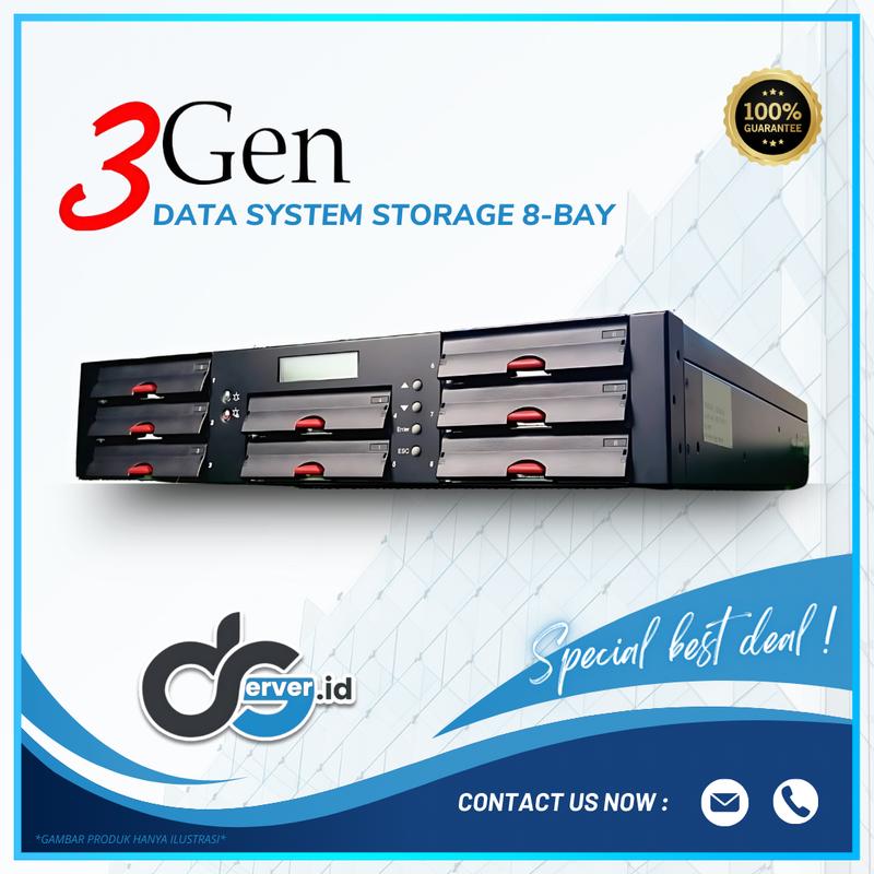 Storage 3Gen Data System 8-Bay new 0