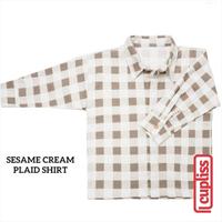 Gambar Little Palmerhaus Plaid Shirt Sesame Cream Kemeja Anak dari Cupliss Kota Tangerang Selatan 2 Tokopedia